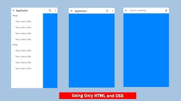 How to create a responsive mobile header with CSS | Mobile Menu