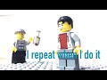 LEGO 目には目を、歯には歯を。I repeat when I do it (コマ撮り)