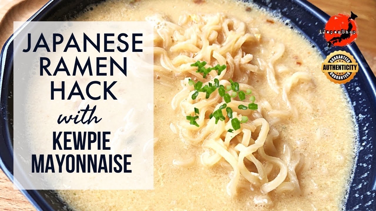 WE TRIED THE KEWPIE MAYONNAISE & GARLIC INSTANT NOODLE HACK