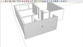 Урок 6 Моделируем кирпичную кладку в SketchUp Урок 6 Моделируем кирпичную кладку в SketchUp