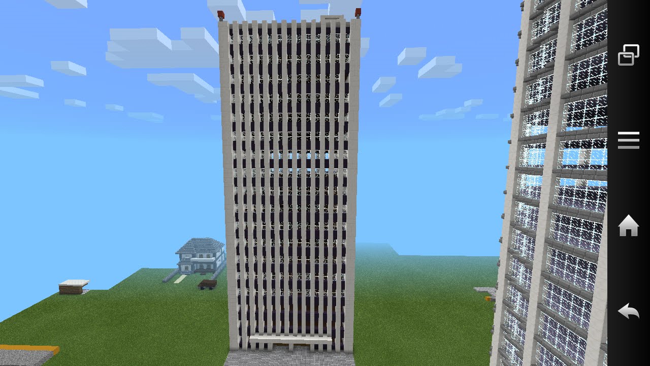 Minecraft シンプルな高層ビル Youtube