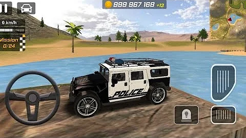 Big & Small Police Cars with Slide Color and Portal Trap - Police Truck Rescue Cars - BeamNG.Drive
