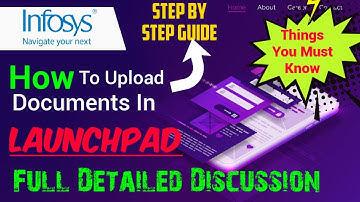 How to upload documents on Infosys launchpad | Full details of Onboarding and Launchpad of Infosys