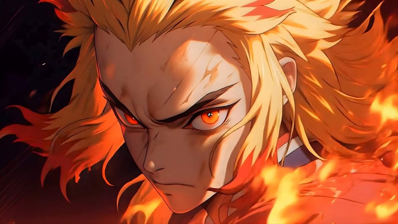 Kyojuro Rengoku  4K Live Wallpaper ⚡Demon Slayer Screensaver | Ultra HD Anime