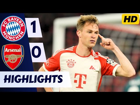 Bayern Munich vs Arsenal (1-0) | All Goals &amp; Extended Highlights | UEFA Champions League 2023/24