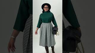Модель 1304 изумрудный+гусиная лапка Anastasia