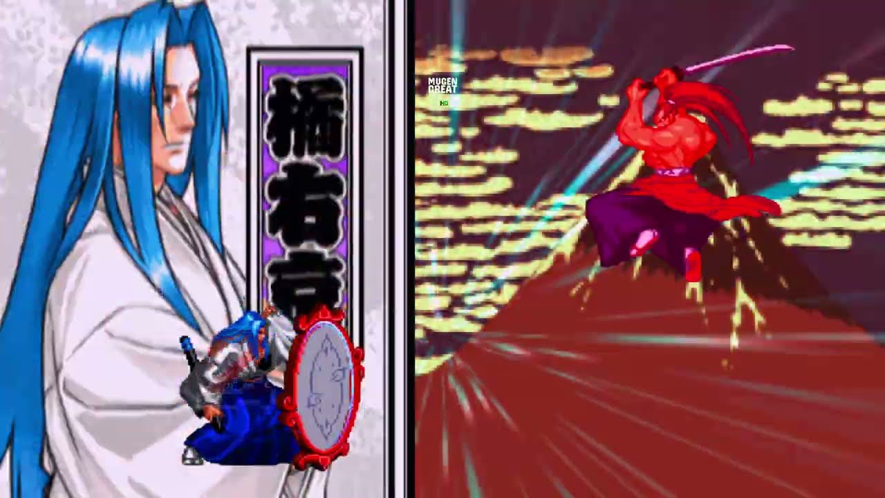 [Mugen GAME] HD-HDR Genjuro Kibagami Vs Ukyo Tachibana