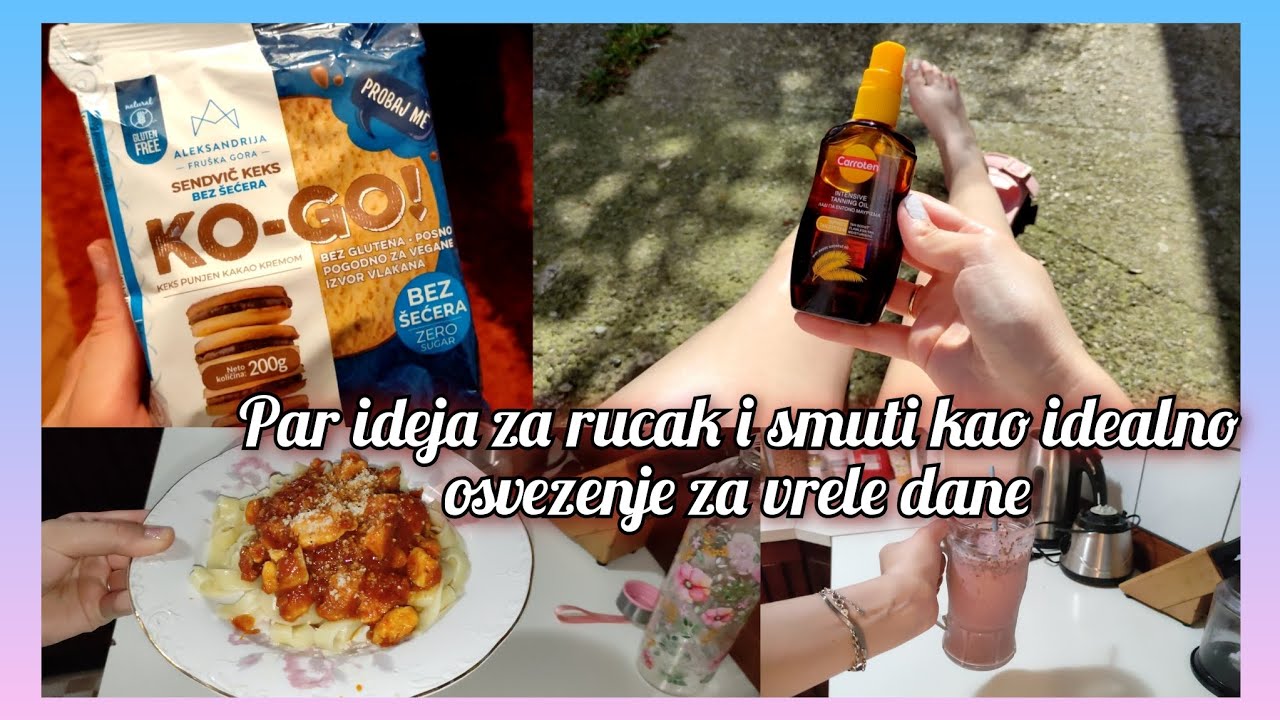 Ko šta radi po ovim vrelim danima Ja samo nešto kuvam/Od ručka do sladoleda/Mini Dm haul/VLOG