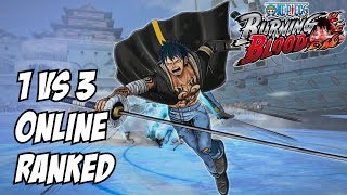 One Piece Burning Blood — Law 1v3 Ranked