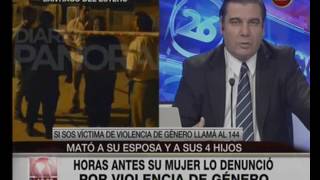Canal 26 -Santiago del Estero : Mató a su esposa y a sus cuatro hijos