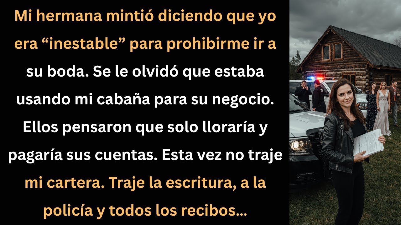 Mi hermana me llamó “inestable” y me vetó de su boda… pero olvidó quién era la dueña