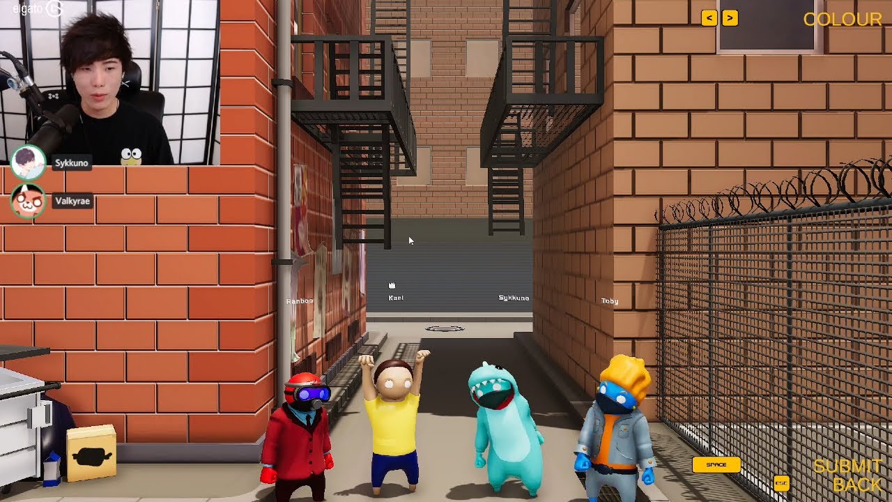 Sykkuno plays GANG BEATS ft. Valkyrae , Hasan , Karl , CORPSE  etc.