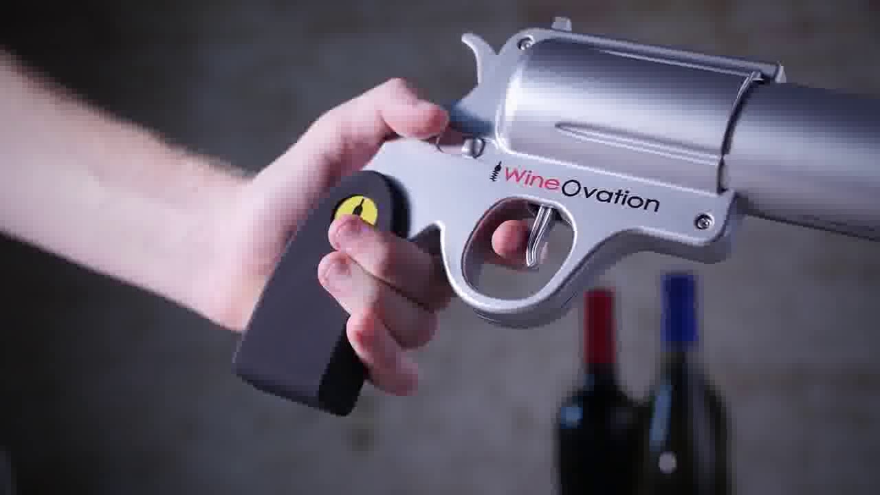 Vin et Cuisine présente le tire bouchon pistolet WineOvation
