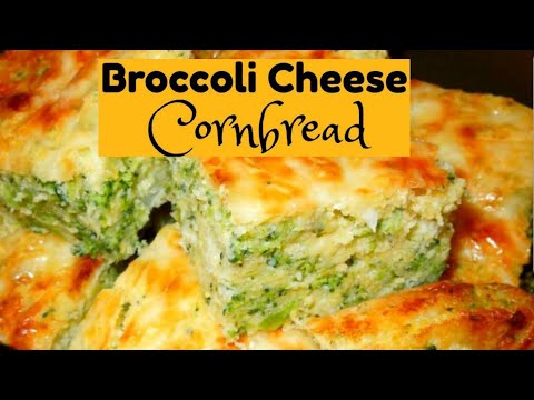 HOW TO MAKE BROCCOLI & CHEESE CORNBREAD || VERY QUICK & EASY
