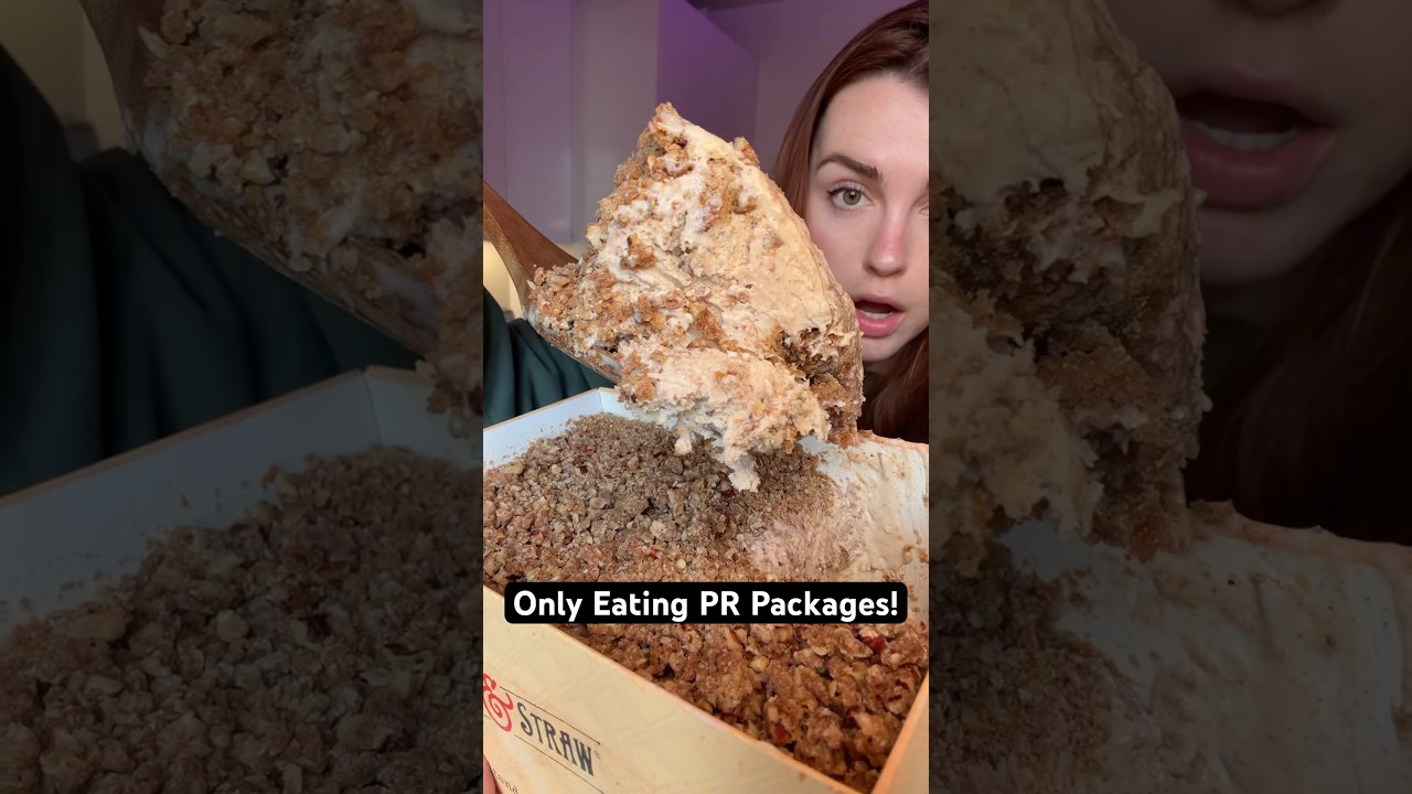 Only eating PR packages! #pizza #icecream  #foodie #eating #foodreview #fastfood #chocolate