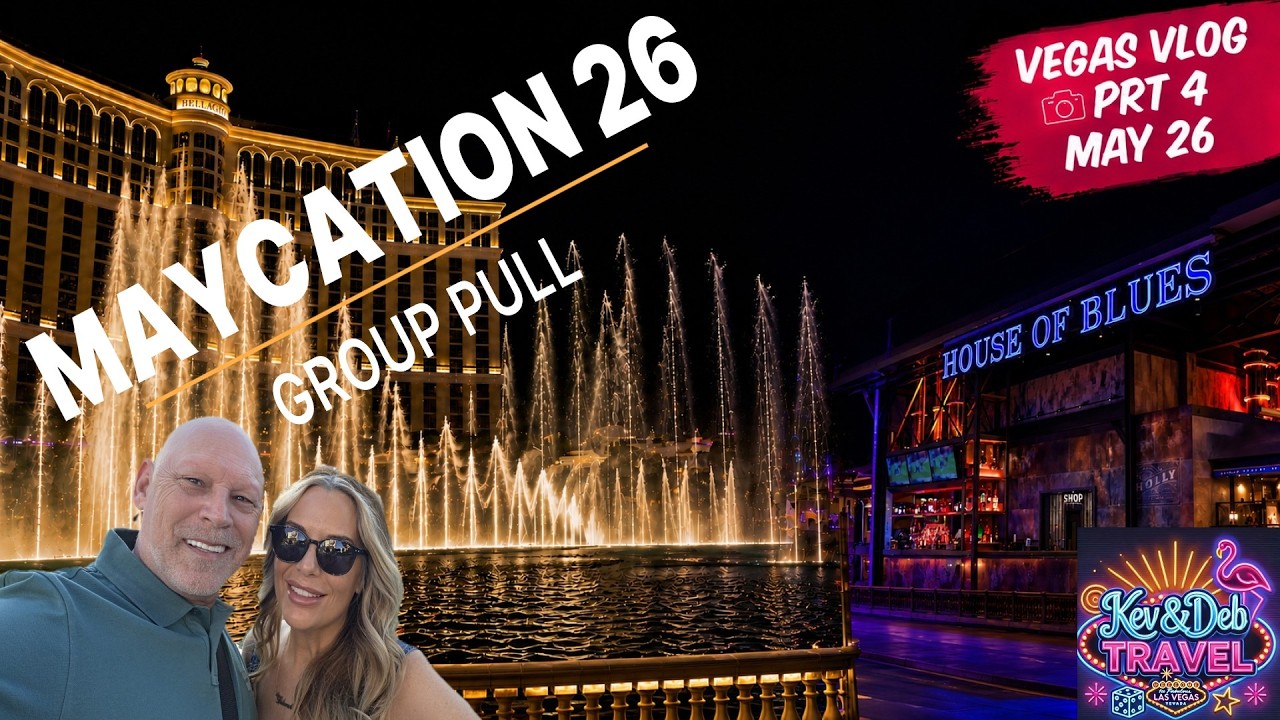 Vegas Vlog - Maycation Prt 4/Breakfast at House Of Blues/Huge Group Pull