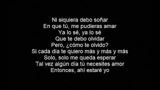 Ahi estare yo - Temerarios Letra