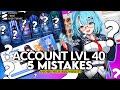 5 Mistakes You're STILL MAKING at Level 40 Account Level  [CZN Chaos Zero Nightmare]