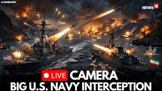 LIVE: Ahead Of Peace Talks With Iran, US Navy Intercepts Vessel, Tensions Spike In Strait Of Hormuz