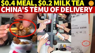 Download lagu $0.4 Meal, $0.2 Milk Tea, Share Meals Trending in China—Called Temu of Food Delivery