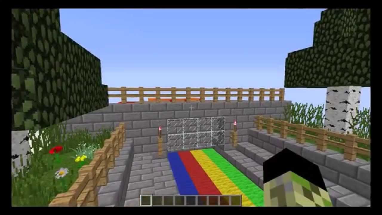 RainbowRunners - Minecraft custom map #2 - YouTube
