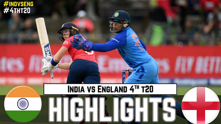 India Vs England Womens 4th T20 Highlights 2025 | IND W VS ENG W1st T20 Match Highlights 2025