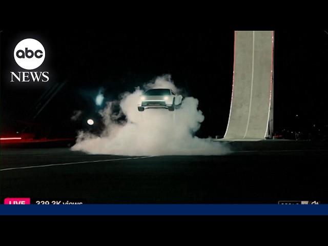 Elon Musk unveils Tesla's new Roadster, and it can fly Video Thumbnail