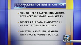 Trafficking posters in casinos