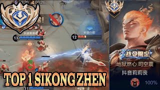 Best Tactics top 1 Global Use sikong zhen in | Honor of Kings Gameplay