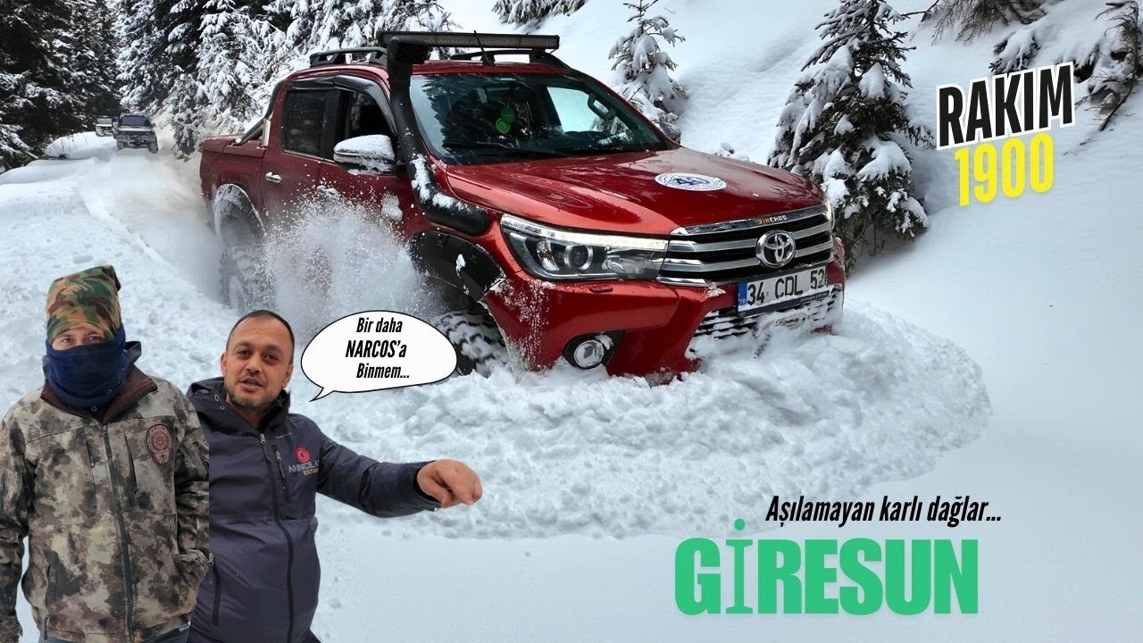GİRESUN EN ZORLU YAYLA YOLU... 1.BÖLÜM  PAJERO - NARCOS - 2.8 HILUX #akıncılarextreme