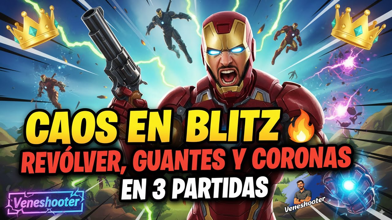 Chaos Blitz: Револьвер, Перчатки и Короны в 3 играх