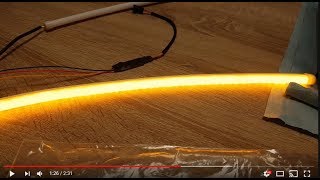2x 45cm Flexible White Car Soft Tube LED Strip Light DRL screenshot 3