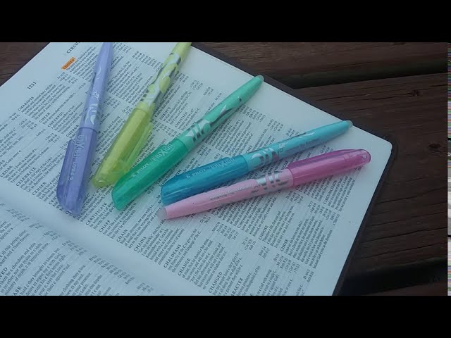 Pilot Frixion Erasable Highlighters - Tested 