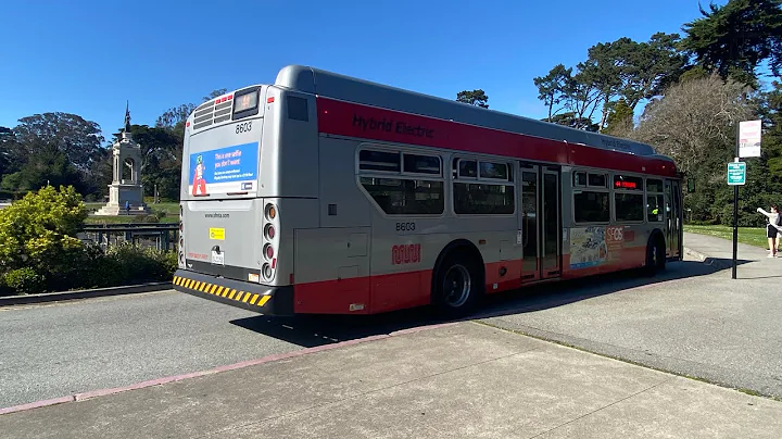 SF Muni 2013 New Flyer XDE40 #8603 on Route 44 O’Shaughnessy Inbound