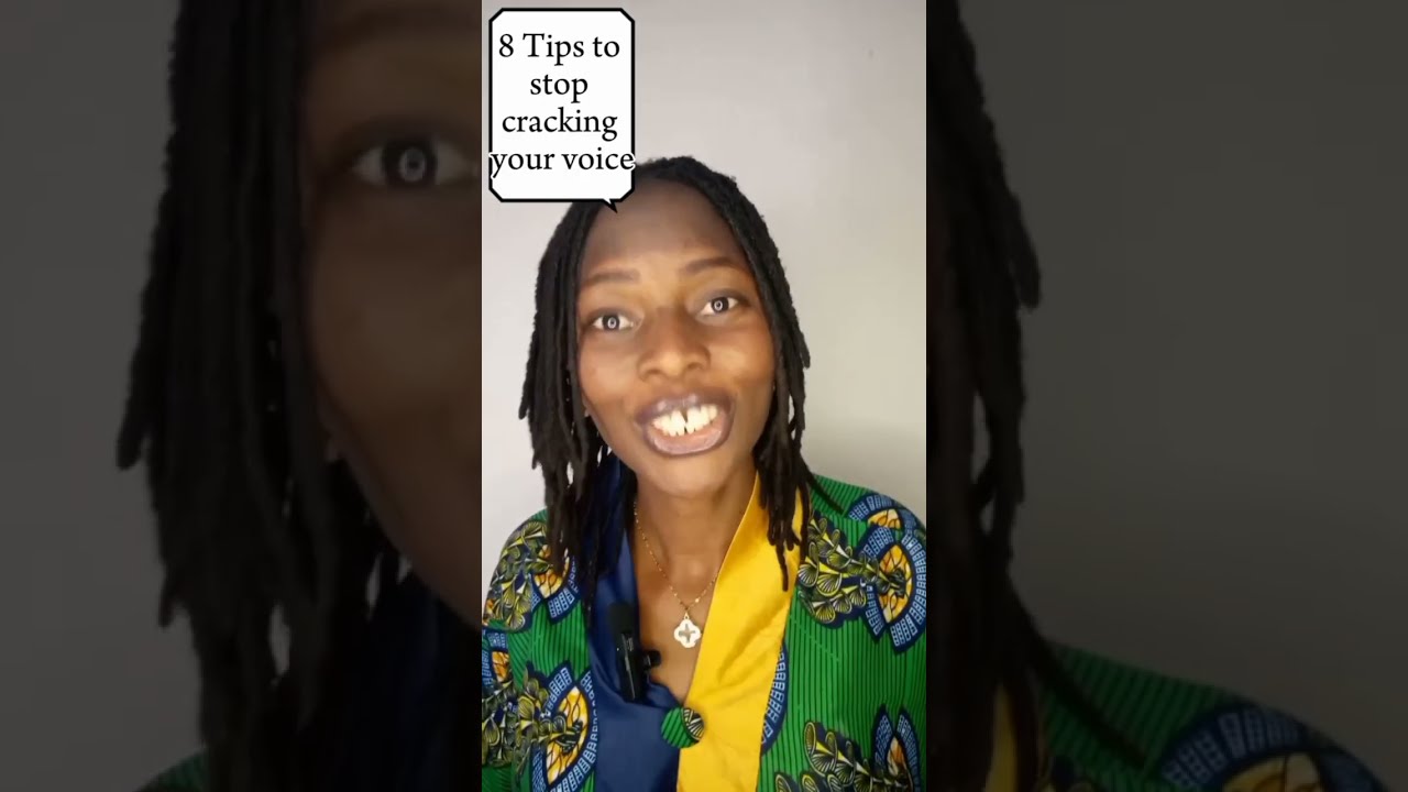 Eight Tips To Stop Cracking Your Voice - Comfort Austine 