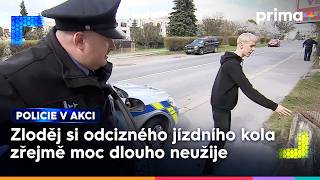 Odcizené kolo v přímém přenosu | Policie v akci
