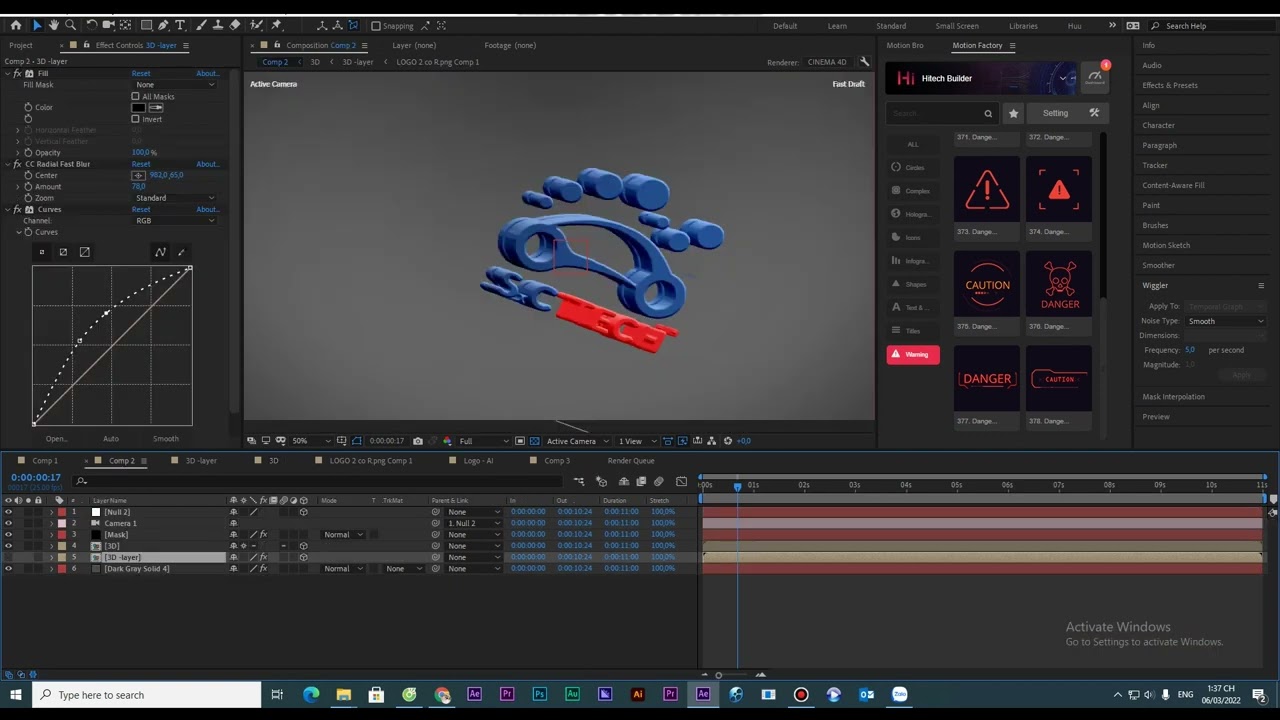 Làm khối hộp 3D và logo 3D cho file thiết kế dạng PNG,... - youtube