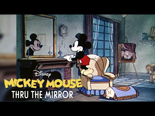 Mickey Mouse Thru the Mirror 1936 Disney Cartoon Short Film