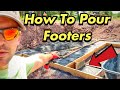 How To Pour Footers