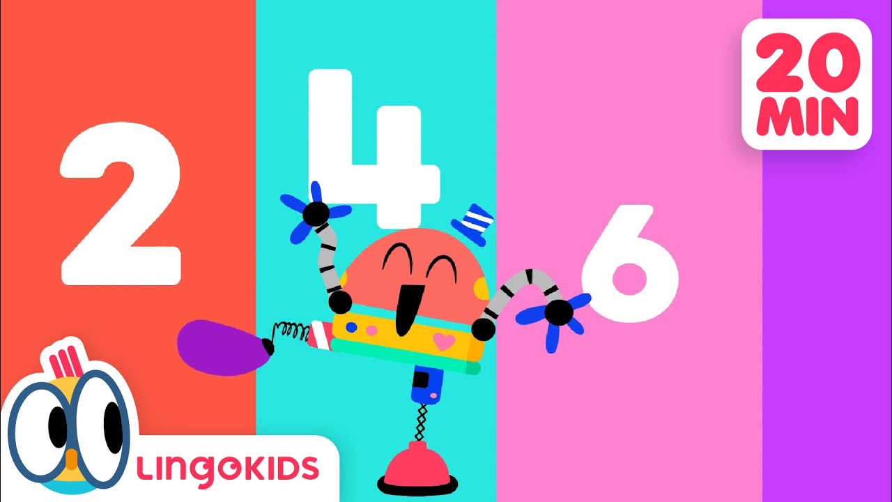 COUNTING SONG 🧮💙 + The Best Numbers Songs for Kids | Lingokids