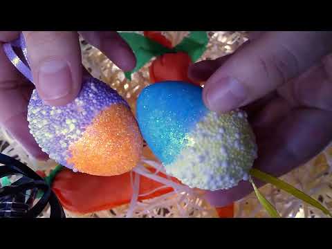 ASMR para Descansar | páscoa relaxante | Barulho relaxante com enfeites de páscoa