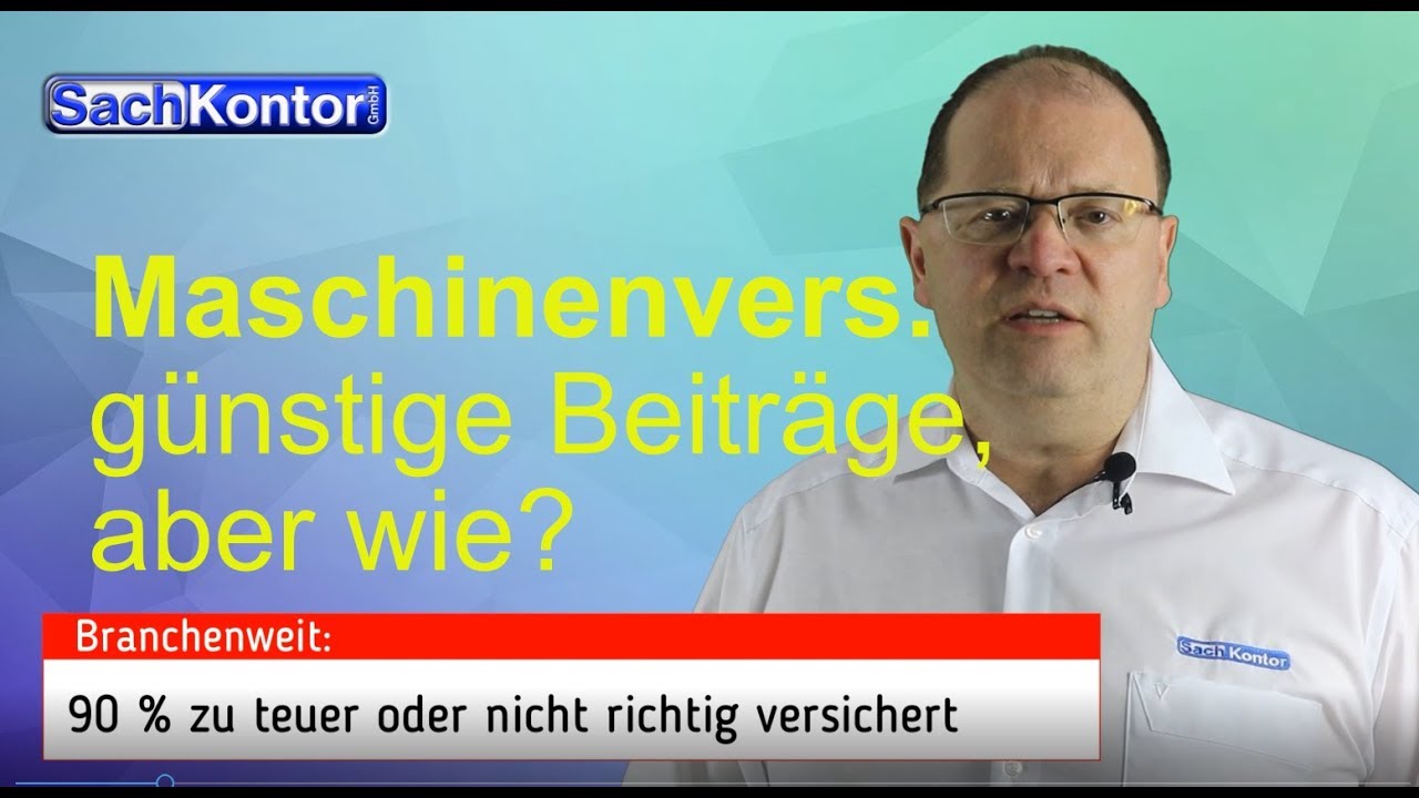New Update Maschinenversicherung