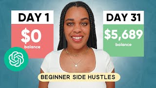 4 Side Hustles To Make Money Online using ChatGPT ($100-$500/DAY)