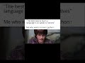 Try To Speak To Natives #learnpython #python #programming #coding