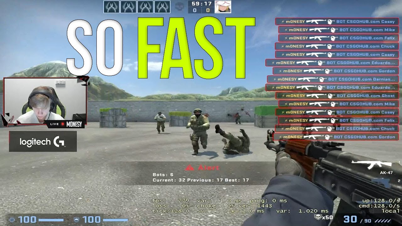 MONESY TRAINING AIM WITH AK-47