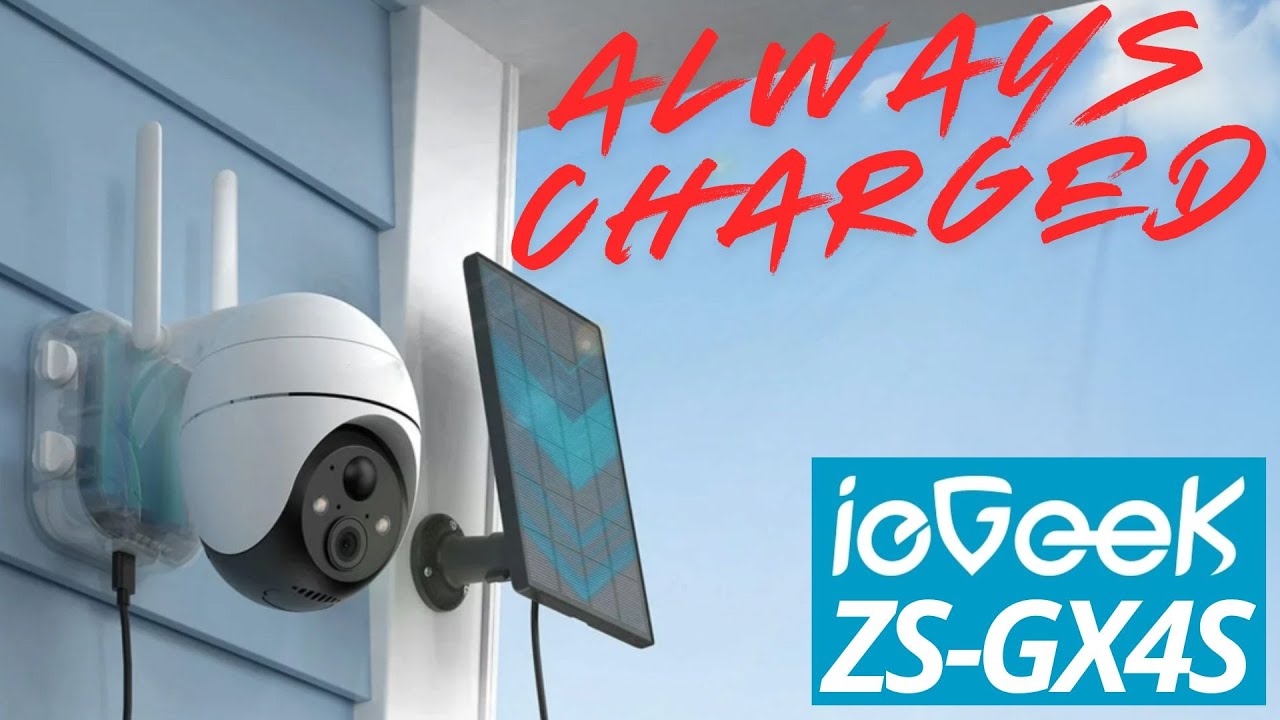 ieGeek Solar Security Camera ZS-GX4S - SIMPLY PERFECT - FULL TEST