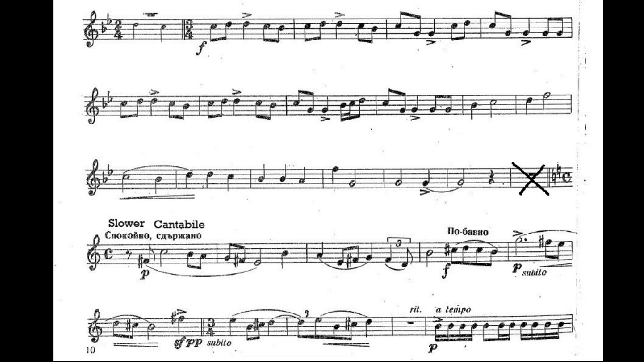 Zdravko Manolov Trumpet Sonata Piano Only Accompaniment Youtube