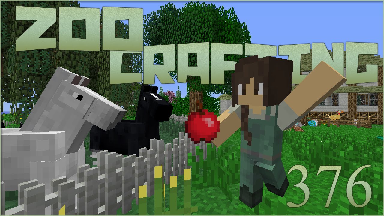Zoo Crafting The New Horse Fields! Episode 376 [Zoocast] YouTube