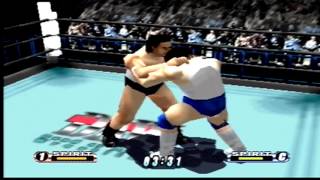 Virtual Pro Wrestling 64 Kensuke Sasaki vs Atsushi Onita
