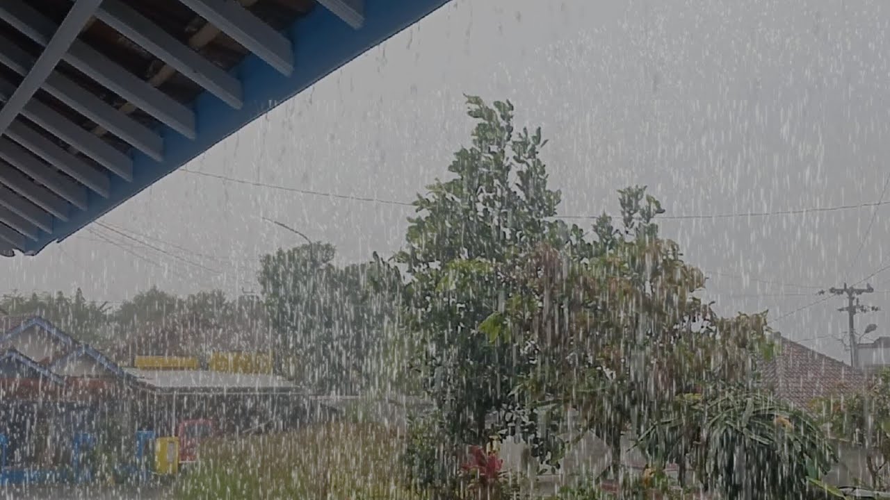 Звуки сильного дождя 🌧️ Быстрое засыпание, глубокий сон и избавление от бессонницы